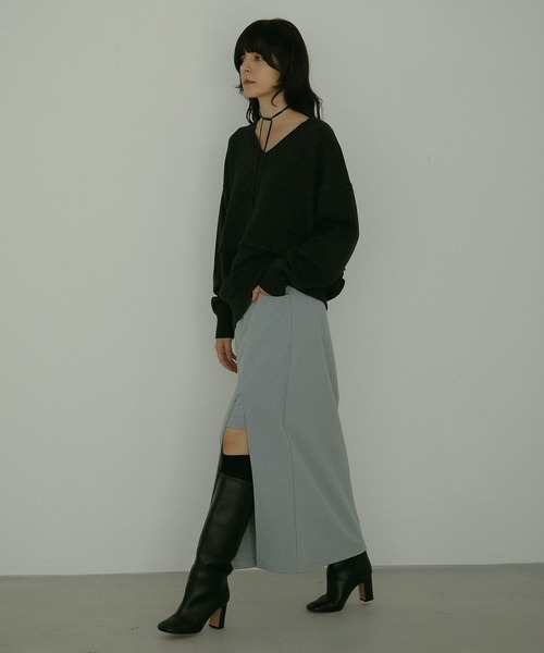 MANOF（マノフ） スカート SLIT LAYERED SKIRT : ZOZOTOWN Yahoo!店