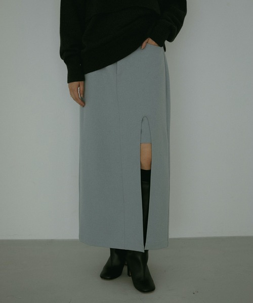 MANOF（マノフ） スカート SLIT LAYERED SKIRT : ZOZOTOWN Yahoo!店