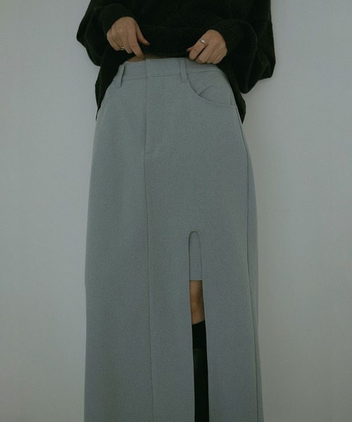 MANOF（マノフ） スカート SLIT LAYERED SKIRT : ZOZOTOWN Yahoo!店