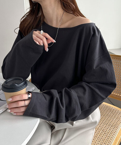 tシャツ ワンショルプルオーバー レディース tシャツ ワンショルプルオーバー レディース : ZOZOTOWN Yahoo