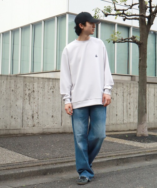【 】Jeans ロゴ スウェット トレーナー ‐2色 FREAK'S STORE トレーナー スウェット デニム ロゴデイジー