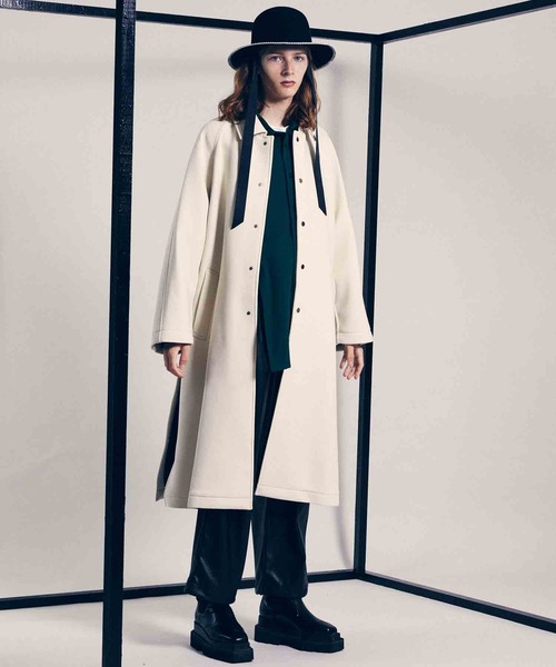 MAISON SPECIAL（メゾンスペシャル） ステンカラーコート 2 ピンク