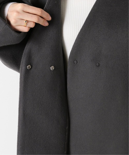 IENA（イエナ） ノーカラージャケット 38 グレー レディース