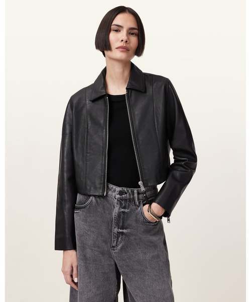 ALLSAINTS（オールセインツ） コート アウター ALMA LEATHER JACKET