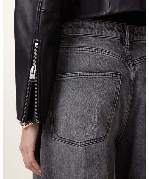 コート アウター ALMA LEATHER JACKET | ALMA レザー ジャケット レディースの画像
