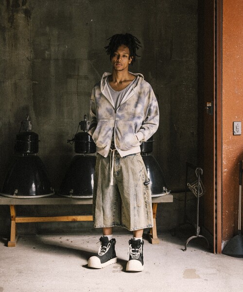 NAUTICA パーカー JEANS CO./ノーティカジーンズ Camo＆Map＆Sky