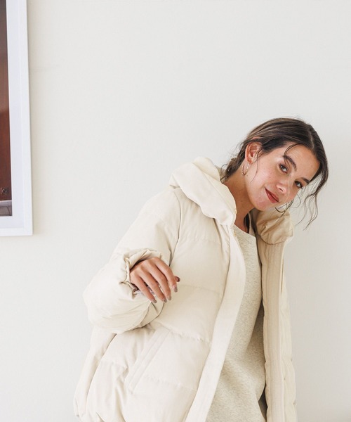 BAYFLOW（ベイフロー） ダウンジャケット MEDIUM モカ レディース