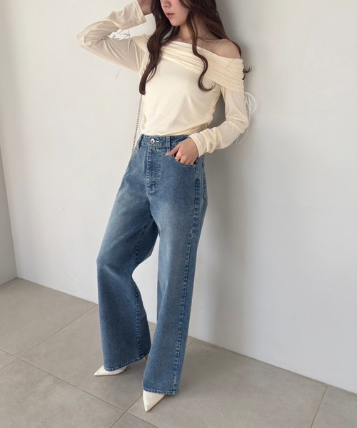 【限定値下げ】web完売 thetoe オフショルトップス オフショルニットトップス｜WOMEN｜250JSB70-3931｜AZUL BY MOUSSY