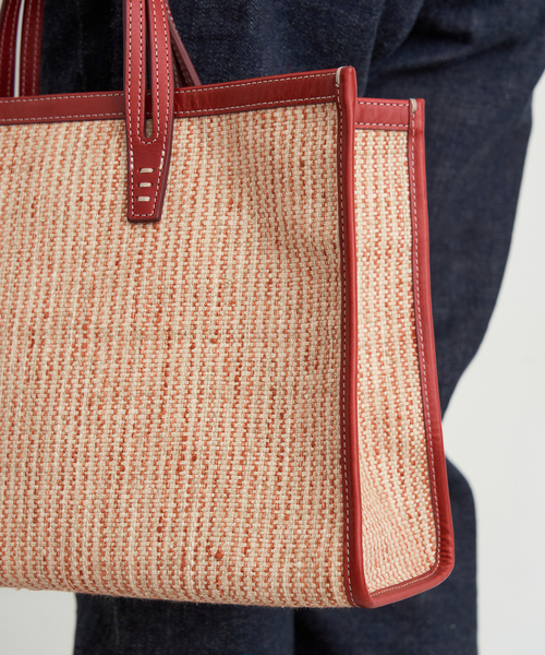 トートバッグ A VACATION/ア ヴァケーション BREAD M SUMAC STRIPE トートバッグ レディースの画像