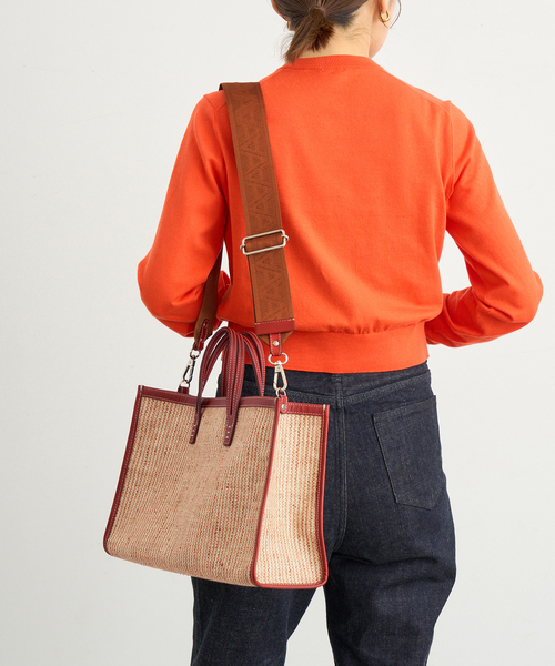 トートバッグ A VACATION/ア ヴァケーション BREAD M SUMAC STRIPE トートバッグ レディースの画像