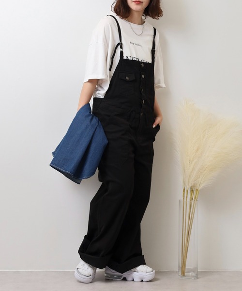 atONE（アットワン） サロペット オーバーオール ツイルサロペット