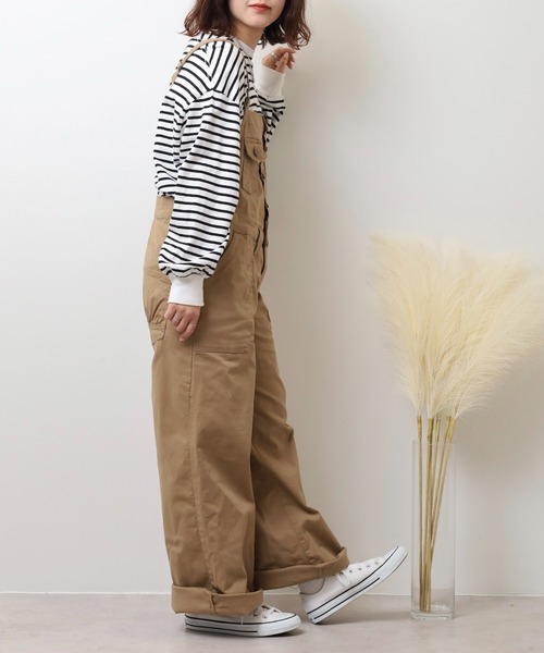 atONE（アットワン） サロペット オーバーオール ツイルサロペット