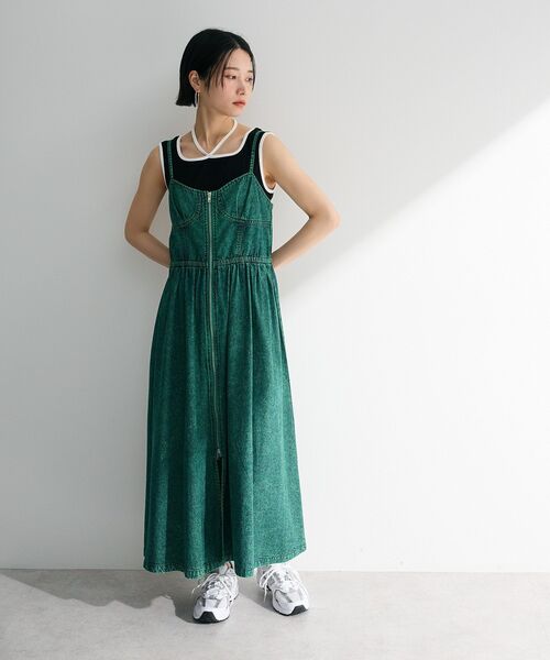 Sugar spoon（シュガースプーン） ワンピース コルセットデニムキャミ