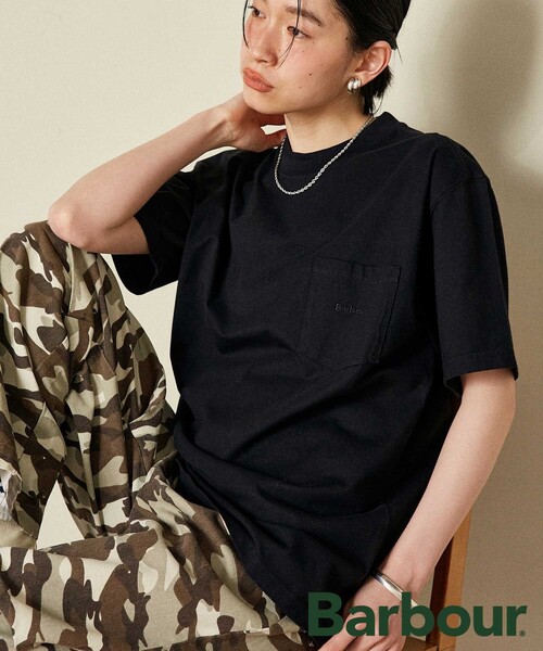 niagara-タケちゃん専用 Barbour キッズサイズ FREAK'S STORE tシャツ Barbour × STORE/バブアー 別注 POCKET