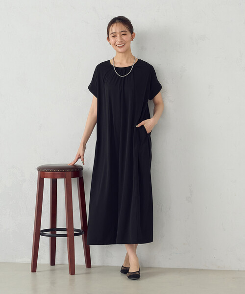COMME CA ISM ワンピース ギャザーワンピース : ZOZOTOWN Yahoo