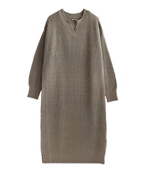 「e-zakkamania stores」 ニットワンピース M グリーン系その他 レディース_画像3