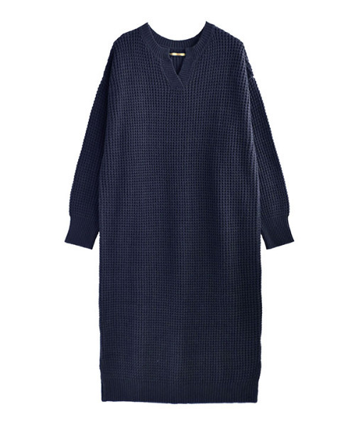 「e-zakkamania stores」 ニットワンピース M グリーン系その他 レディース_画像4