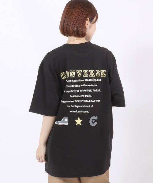 CONVERSE tシャツ CONVERSE（コンバース）ワンポイントロゴ刺繍