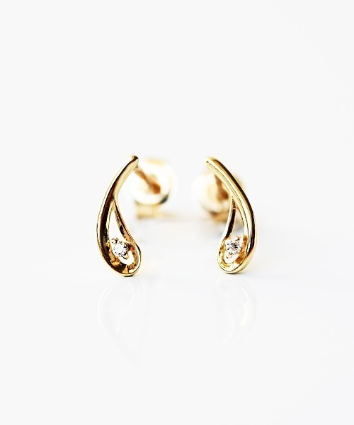 sowi ピアス K10 Hanakaze ピアス レディース : ZOZOTOWN Yahoo!店