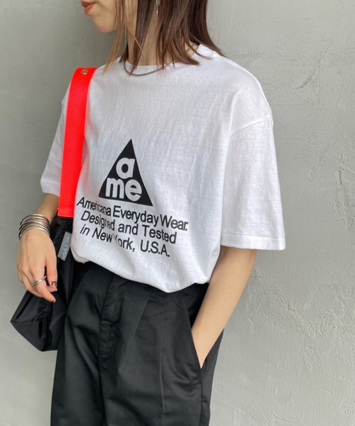 【AMERICANA/アメリカーナ】 LOGO TEE AMERICANA tシャツ 「Americana（アメリカーナ） for SALON