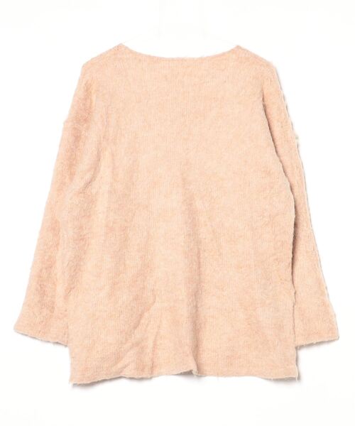 「Torrazzo Donna」 Vネックニット FREE ピンク レディース_画像2