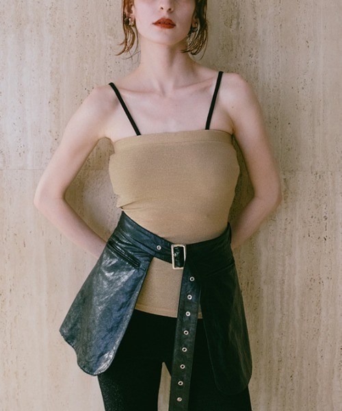 tシャツ Bi-color Bare Camisole/バイカラーブラキャミソール レディース