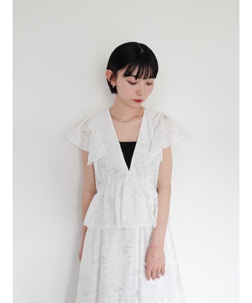 sahara tシャツ Bi-color Bare Camisole/バイカラーブラ
