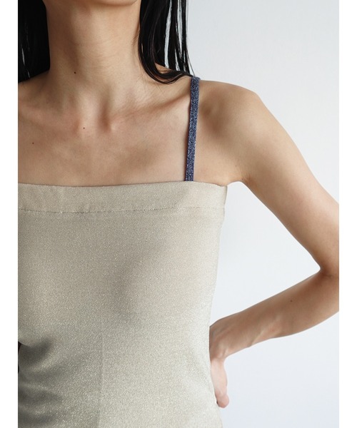 sahara tシャツ Bi-color Bare Camisole/バイカラーブラ