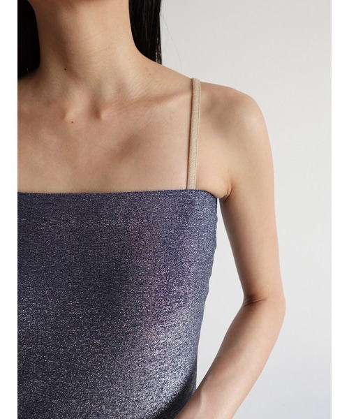 tシャツ Bi-color Bare Camisole/バイカラーブラキャミソール レディース sahara tシャツ Bi-color Bare Camisole/バイカラーブラ