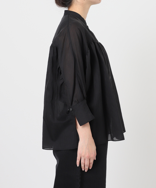 SLOBE IENA ブラウス シャツ ギャザードルマンブラウス
