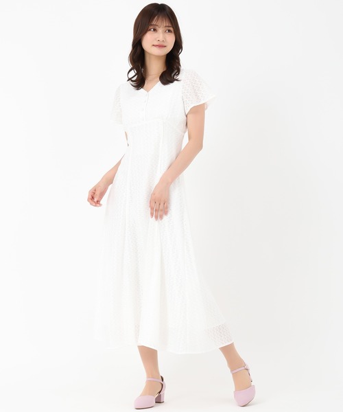 MISCH MASCH ワンピース 2025春夏新作 バルファス風レース