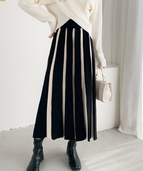 「ABITOKYO」 プリーツスカート FREE ブルー レディース_画像3