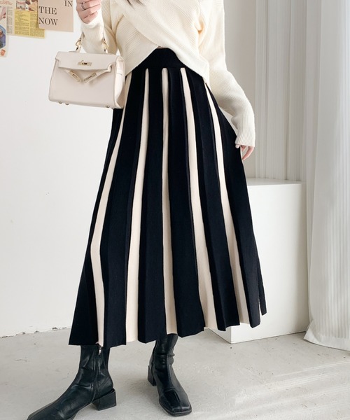 「ABITOKYO」 プリーツスカート FREE ブルー レディース_画像4