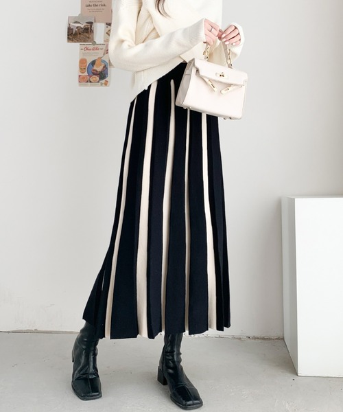 「ABITOKYO」 プリーツスカート FREE ブルー レディース_画像5