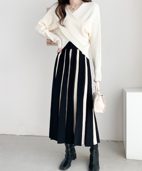 「ABITOKYO」 プリーツスカート FREE ブルー レディース_画像6