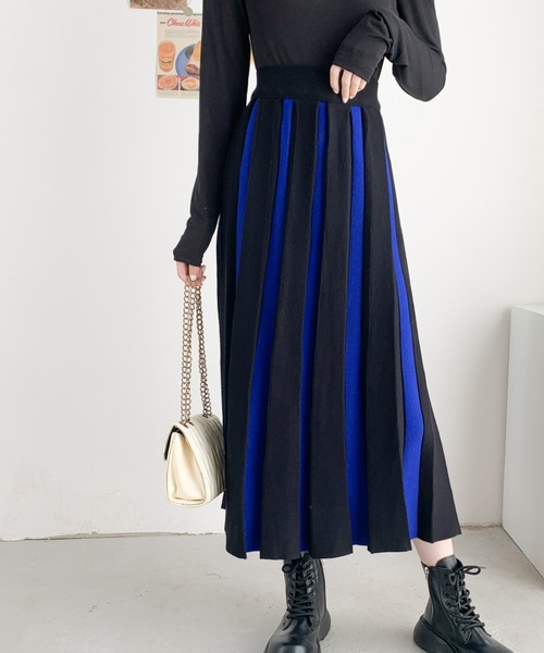 「ABITOKYO」 プリーツスカート FREE ブルー レディース_画像9