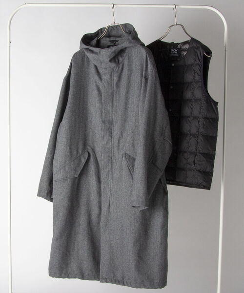 「TAION」 コート X-LARGE ネイビー メンズ_画像2