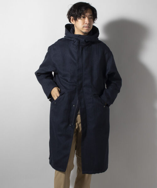 「TAION」 コート X-LARGE ネイビー メンズ_画像9