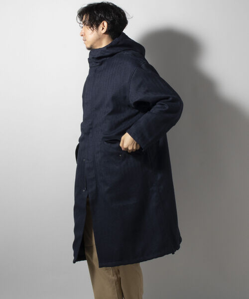 「TAION」 コート X-LARGE ネイビー メンズ_画像10