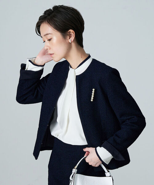 「NOLLEY'S」 長袖ブラウス 36 ホワイト系その他2 レディース NOLLEY'S 「NOLLEY'S」 長袖ブラウス 36 ホワイト系その他2