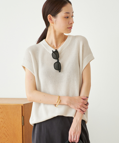 plage ニット セーター Washable Washi Mix レディース