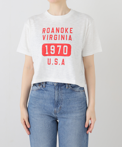 tシャツ Collegiate Pacific/カレッジエイト パシフィック SLOBE別注 ショートTシャツ レディース