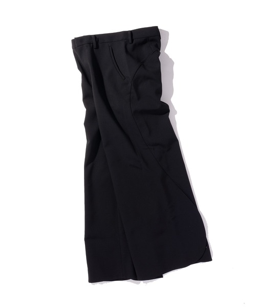 CONZ スラックス SIDE SLIT WIDE PANTS メンズ : ZOZOTOWN Yahoo