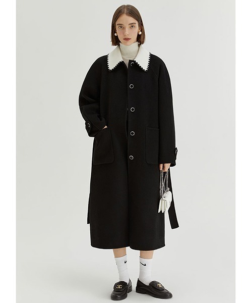 Fano Studios」 ステンカラーコート S ブラック レディース : ZOZOTOWN