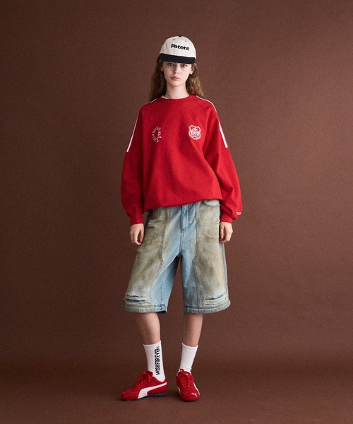「WISH FOR EVER」 スウェットカットソー SMALL ブラウン メンズ
