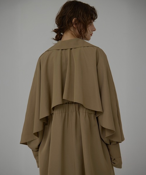 【h *】ミエリインヴァリアント　トレンチコート MIELI INVARIANT 「MIELI INVARIANT」 トレンチコート FREE ブラック