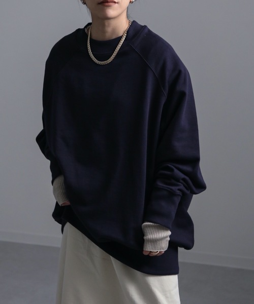 ap retro スウェットカットソー FREE ネイビー レディース : ZOZOTOWN