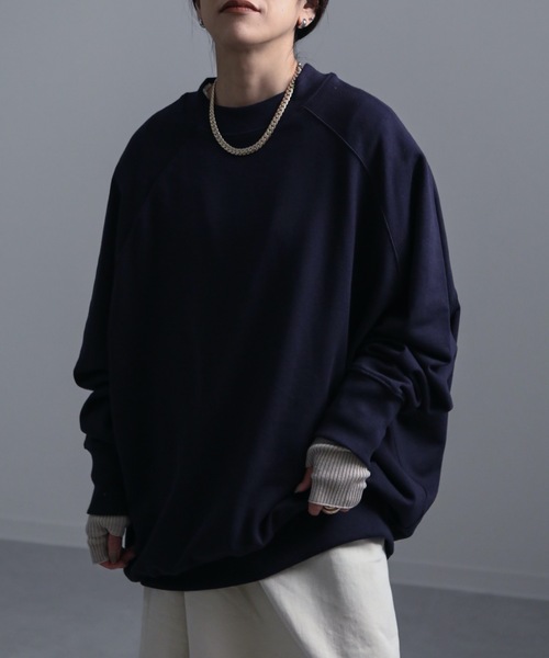 ap retro スウェットカットソー FREE ネイビー レディース : ZOZOTOWN