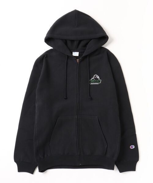 Champion 「Champion」 ジップアップパーカー X-LARGE ブラック