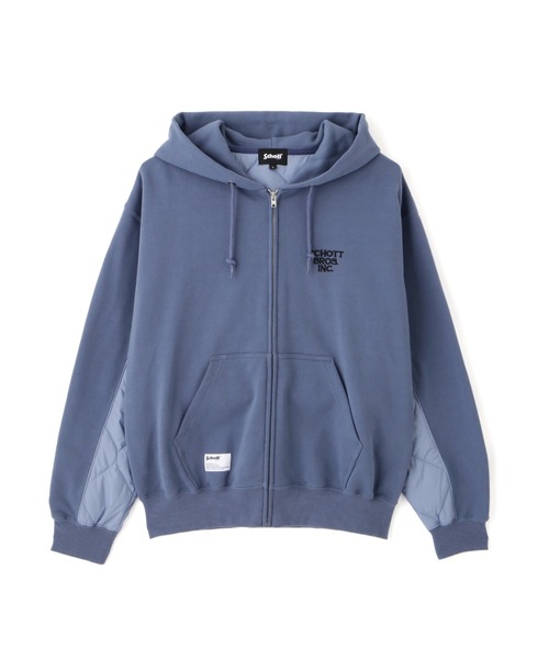 ハイパーショット Schott N.Y.C（ショット） パーカー Schott/ショット/QUILTED COMBI